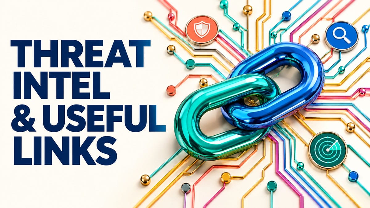 Threat Intel and Useful Favorite Links